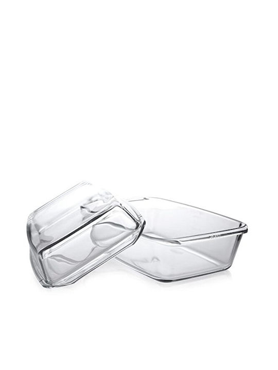 Simax Dutch Oven Rectangular Glass with Glass Lid 37.5x22.5cm 1pcs