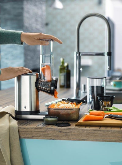 WMF Salad-To-Go Gemüseschneider / Obstschneider 150W Schwarz