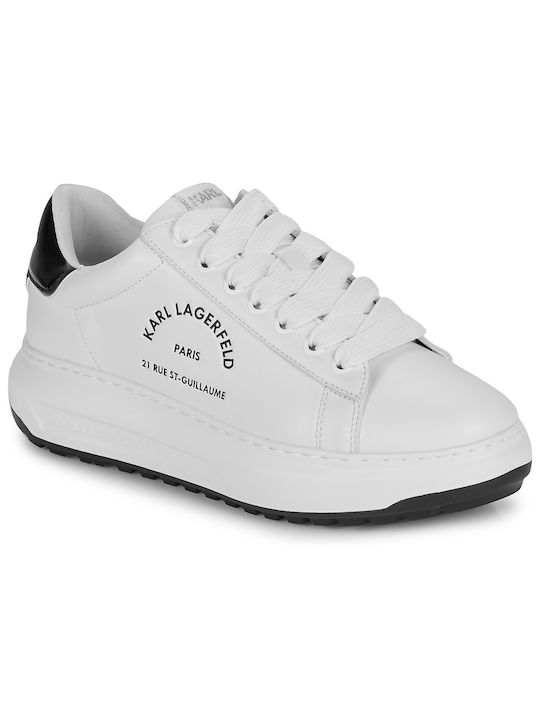 Karl Lagerfeld Ανδρικά Sneakers Λευκο