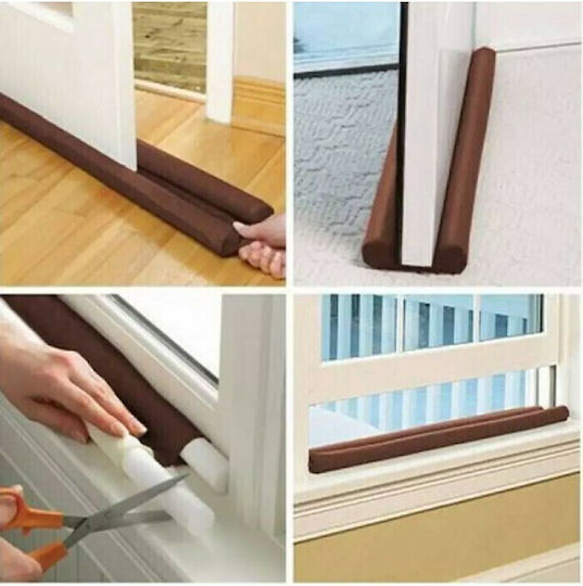 Sidirela Foam Double Draft Stopper Window / Door in Brown Color 0.93mx6cm