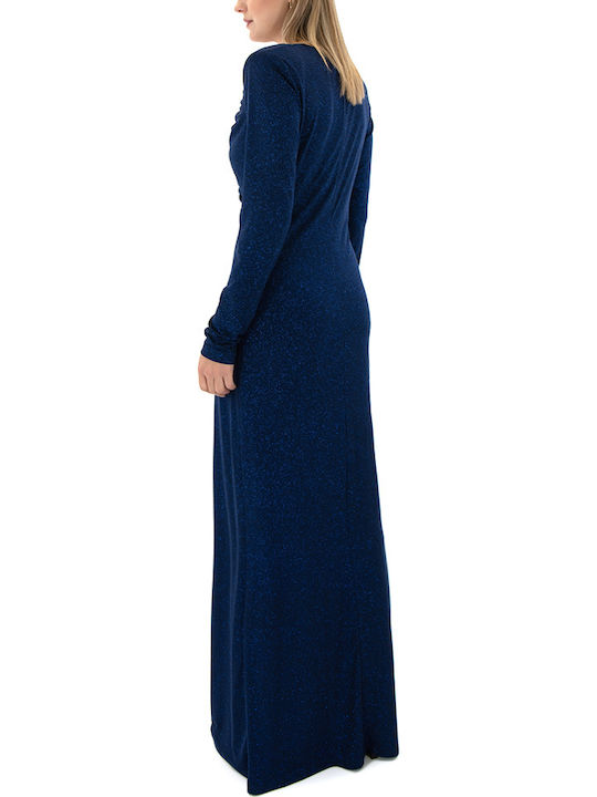 Maxi Evening Dress Blue (BLUE)