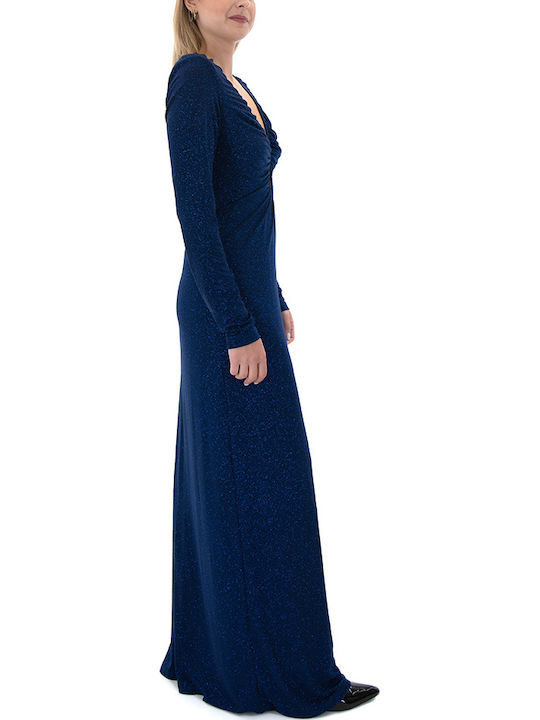 Maxi Evening Dress Blue (BLUE)