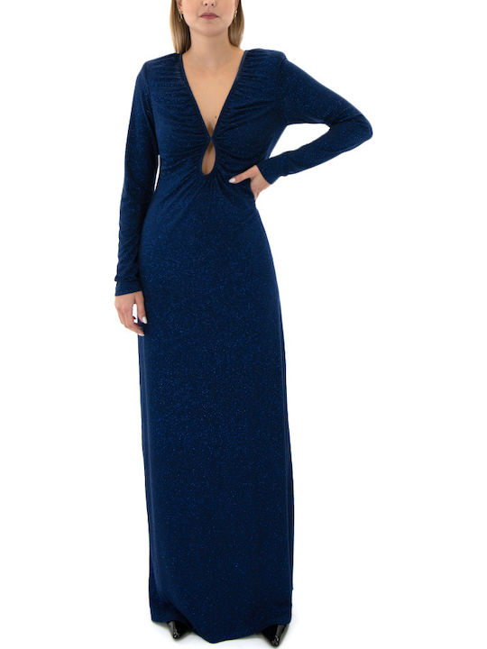 Maxi Evening Dress Blue (BLUE)
