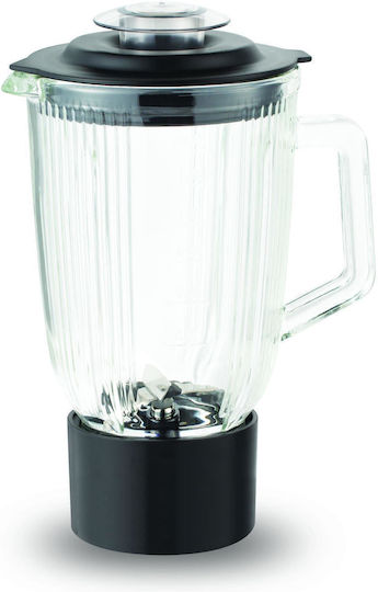 Tefal Masterchef Grande Kitchen Machine Πολυμίξερ 1500W με Κάδο 2.6lt και Κανάτα Μπλέντερ Ασημί