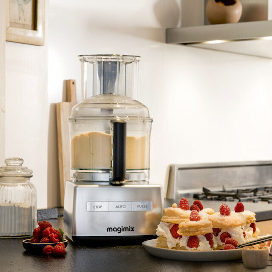 Magimix CS4200 XL Multifunctional Food Processor 950W with Pot 3lt and Jug Blender Silver