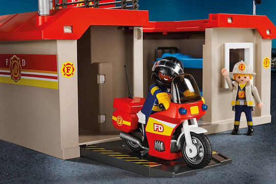 Playmobil City Action Exclusives Valiză: Stație de Pompieri pentru 4+ ani ani