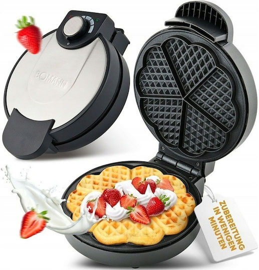 Bomann WA 1365 Aparat Vafe Pentru Vafe Inima 1000W