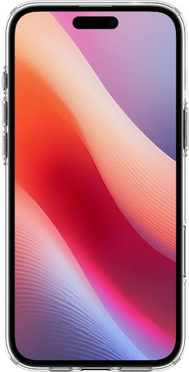 Spigen Liquid Crystal Umschlag Rückseite Silikon Transparent (iPhone 16 Plus)