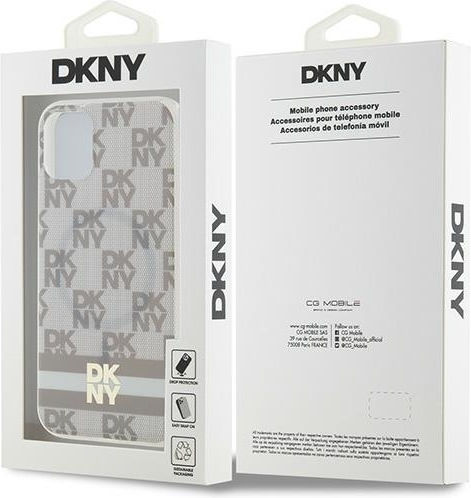 DKNY Pattern Back Cover Plastic Bej (iPhone 11, iPhone XR)