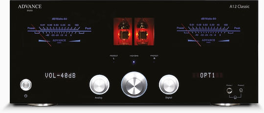 Advance Acoustic A12 Classic Предусилвател Hi-Fi Stereo Черен