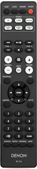 Denon Аудиосистема 2 D-M41DAB RCDM41DAB+SCM41 60W с CD / Цифрови медии Player, WiFi и Bluetooth Сребрист