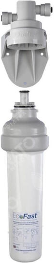 Doulton EcoFast Συσκευή Φίλτρου Νερού Μονή Κάτω Πάγκου / Κεντρικής Παροχής Διατομής 3/8'' με Βρυσάκι & Ανταλλακτικό Φίλτρο Doulton Ultracarb SI 0,5μm W93302294