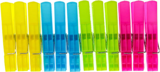 Viosarp Clothespins made of Plastic 24pcs Multicolour