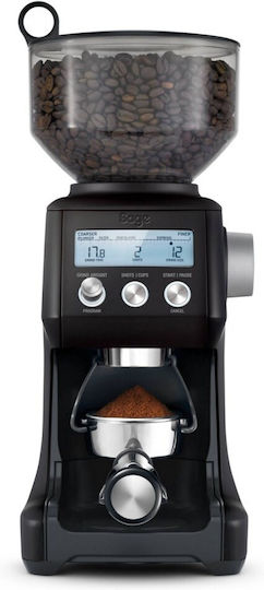 Sage Smart Grinder Pro Electric Coffee Grinder 165W for 450gr Beans and 60 Grind Levels Black