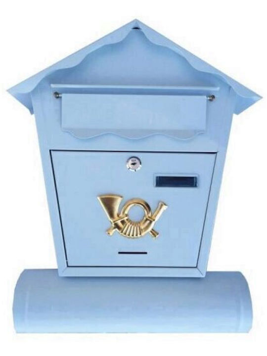 Strend Pro Cutie Poștală pentru Exterior Metalic în Culoarea Alb 44x37x10cm 252190