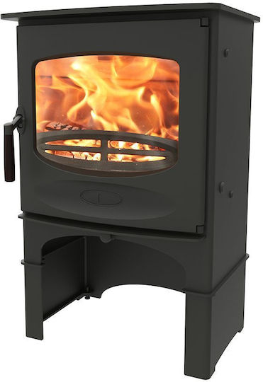 Charnwood C-Five Blu Oțel Soba pe lemne 5kW Negru