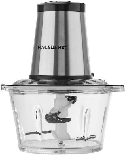 Hausberg HB-4505 Mini Tocător Multi 400W cu Recipient 2lt Inox