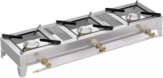 Thermogatz G30 Маса За Настолна Газова Печка Тройна Inox