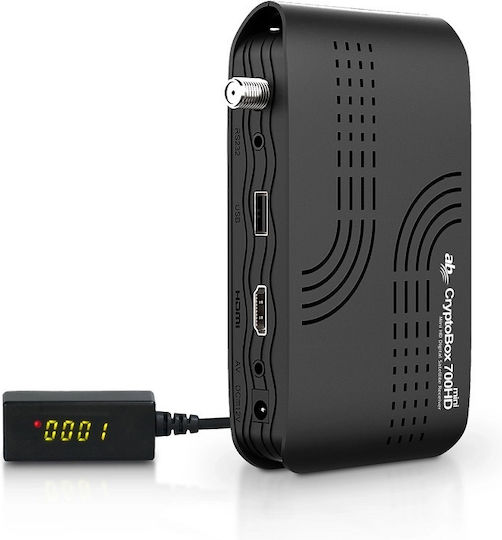 AB Abcom Cryptobox Digitaler Mpeg-4 Empfänger Full HD (1080p) Anschlüsse SCART / HDMI / USB