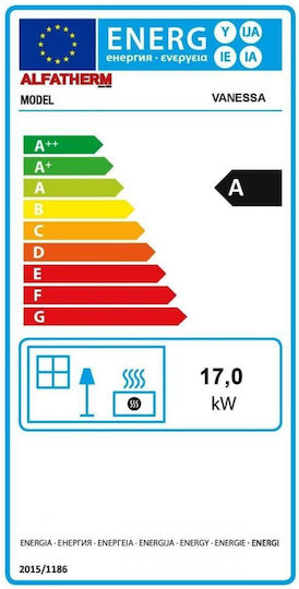 Alfatherm Vanessa Luftheizung 17kW Rot