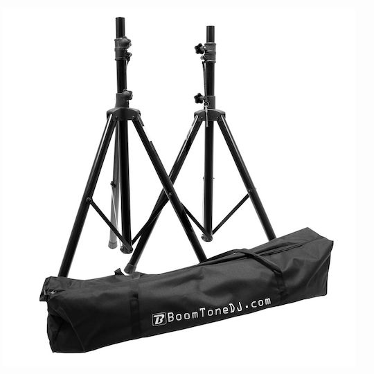 BoomToneDj SV200II PA Speaker Tripods height 100-160cm in Black Color
