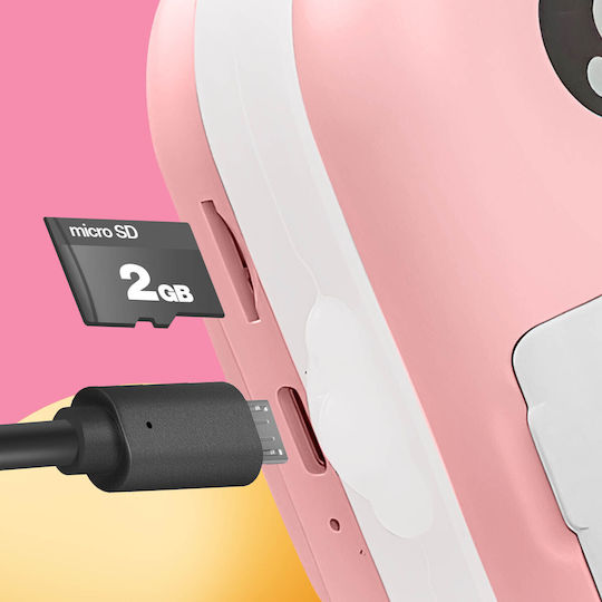 MXPC-100 Children's Camera with Thermal Printing Pink