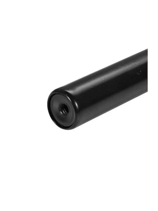 Vevor Extendable Metallic Curtain Pole Single 92-183cm Black