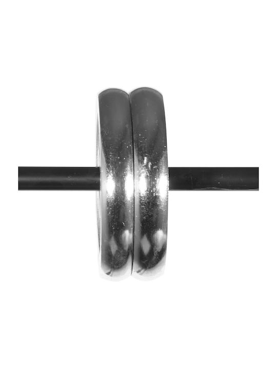Vevor Extendable Metallic Curtain Pole Single 92-183cm Black