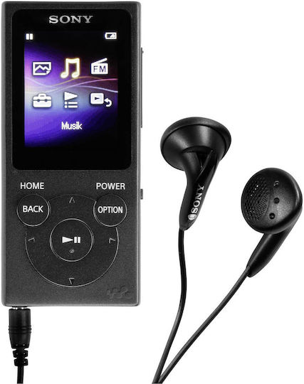 Sony Walkman MP3 плейър (8GB) с Екран 1.77" Черен