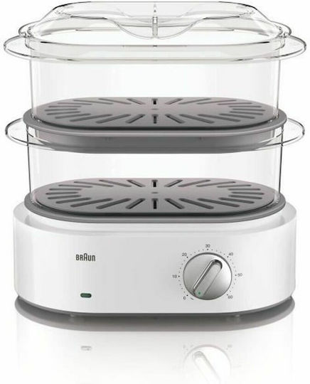 Braun Identitycollection Dampfgarer mit 2 Kochstufen 6.2Es