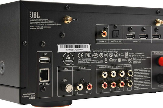 JBL MA7100HP Home Cinema Amplifier 4K/8K 7.2 Channels 125W/8Ω 175W/6Ω with HDR and Dolby Atmos White