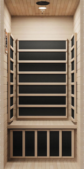 AMILA S-11 Sauna Infrarot für 2 Personen Innenbereich B120xT90xH190cm