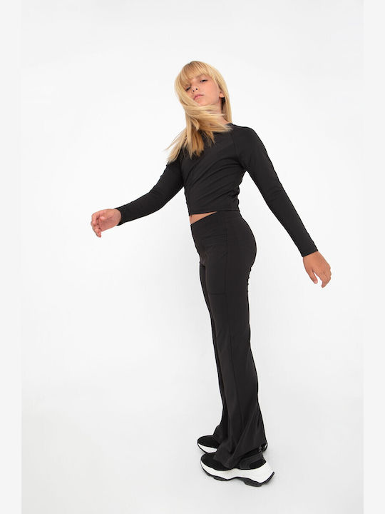 Kids' Set with Leggings Winter 2pcs Black