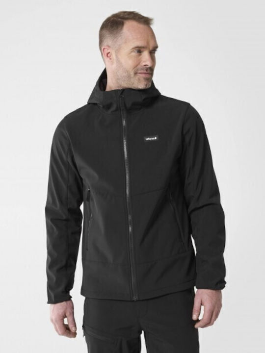 Trackshell Jacke Wasserdicht und Winddicht Black