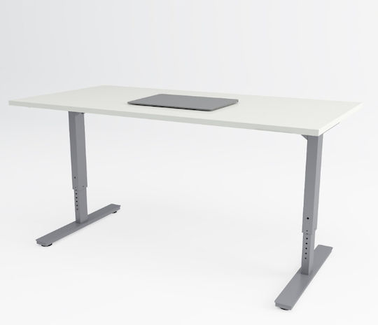 ErgoAction Βάση Γραφείου Μεταλλική Μαύρη 138x80cm