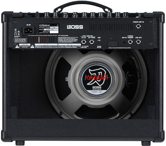 Boss Katana 50 Ex Λαμπάτος Combo Ενισχυτής Ηλεκτρικής Κιθάρας Μαύρος