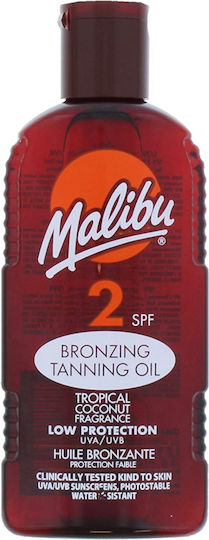 Масло за тен Malibu SPF2 200мл + Гел с алое вера след слънце 200мл