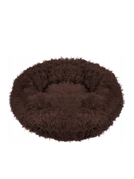 Poof Pat pentru câini Maro 80x80cm.