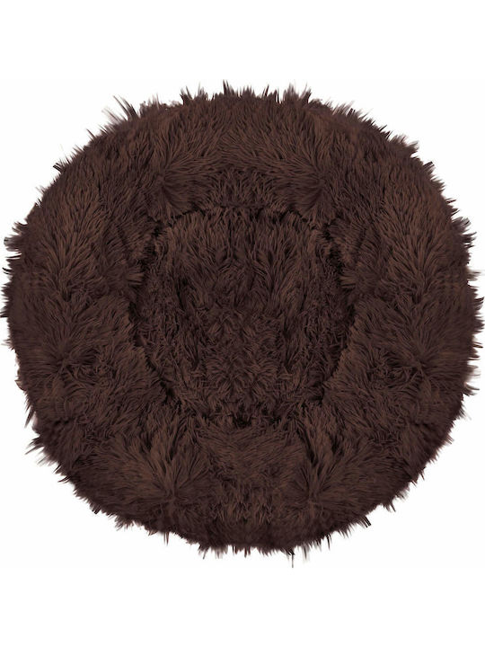 Poof Pat pentru câini Maro 80x80cm.