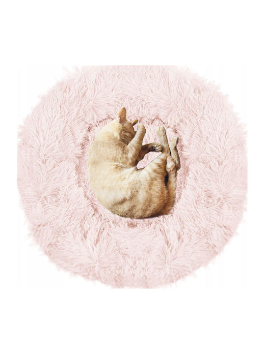 Πουφ Κρεβάτι Σκύλου Light Pink 80εκ.