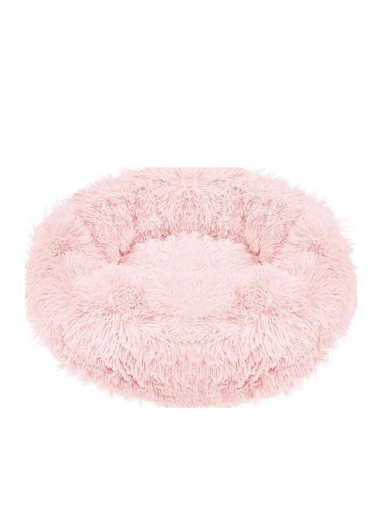 Πουφ Κρεβάτι Σκύλου Light Pink 80εκ.