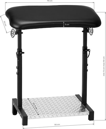 Armrest Tattoo Pro Ink 720 Black