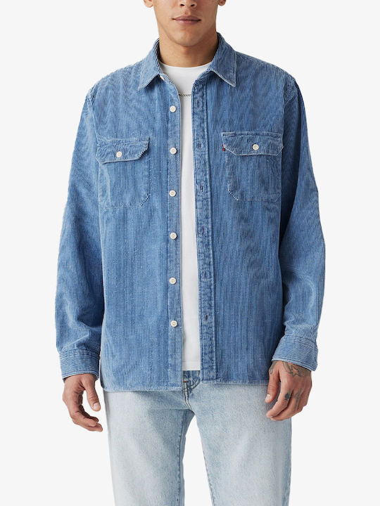 Jackson Worker Corduroy Shirt Light Indigo