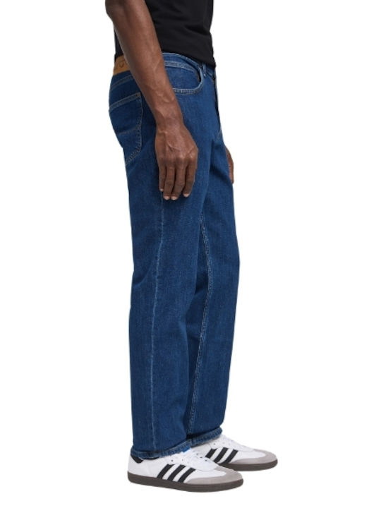 Brooklyn Men's Elastic Jeans Pants Dark Stonewash