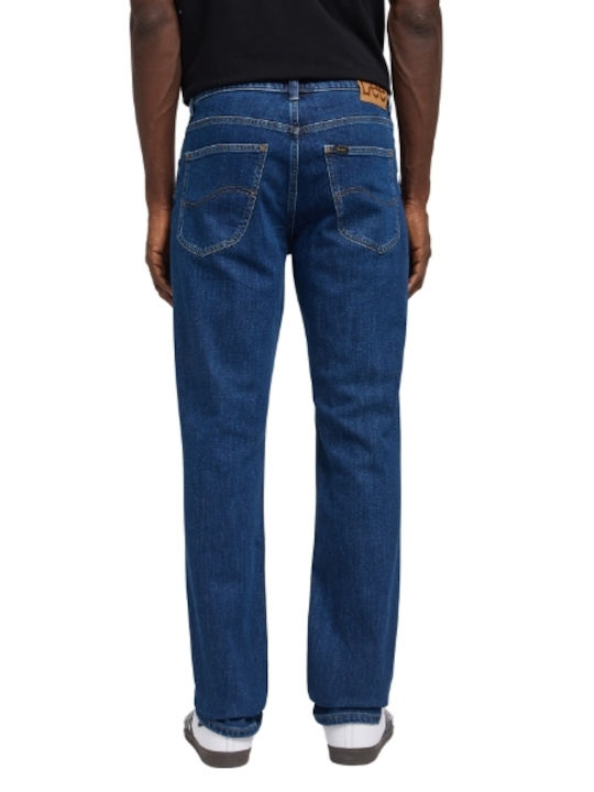 Brooklyn Men's Elastic Jeans Pants Dark Stonewash