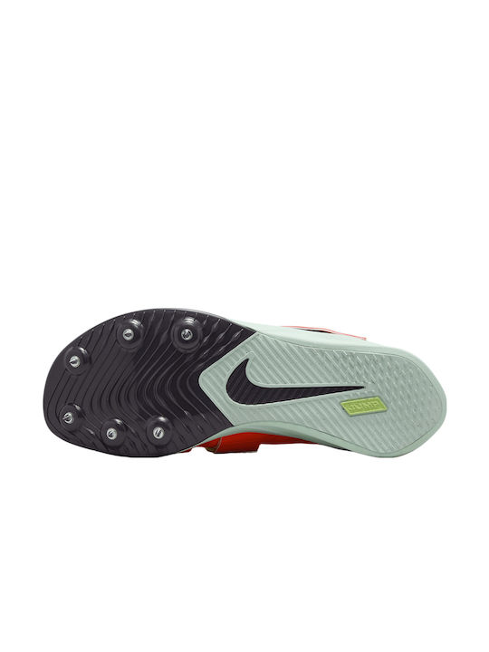 Nike Rival Jump Sport Shoes Spikes Bright Crimson / Lime Blast