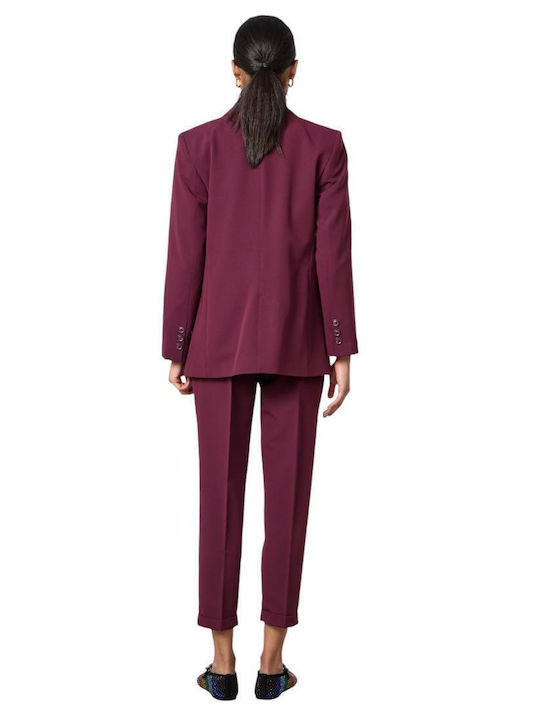 Passager Women's Blazer Burgundy
