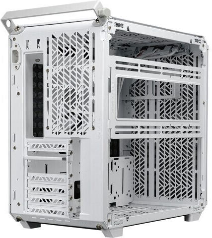 CoolerMaster Qube 500 Flatpack Gaming Midi Tower Computer Case with Side Window White