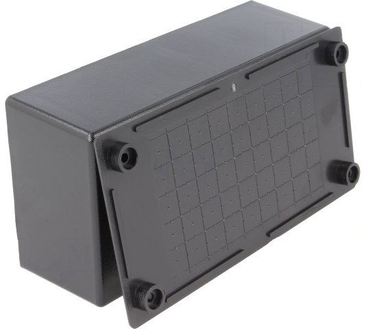 Gainta Plastic Construction Box 130x68x44mm Black (G1022B)