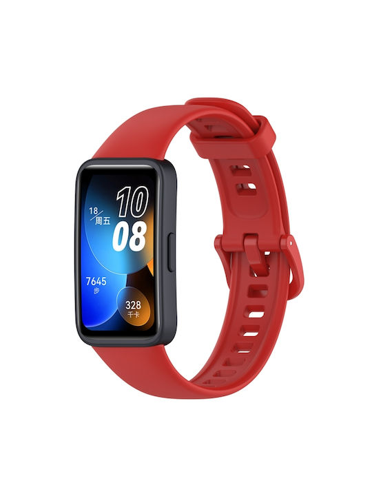 Λουράκι Σιλικόνης Κόκκινο (Huawei Band 8)